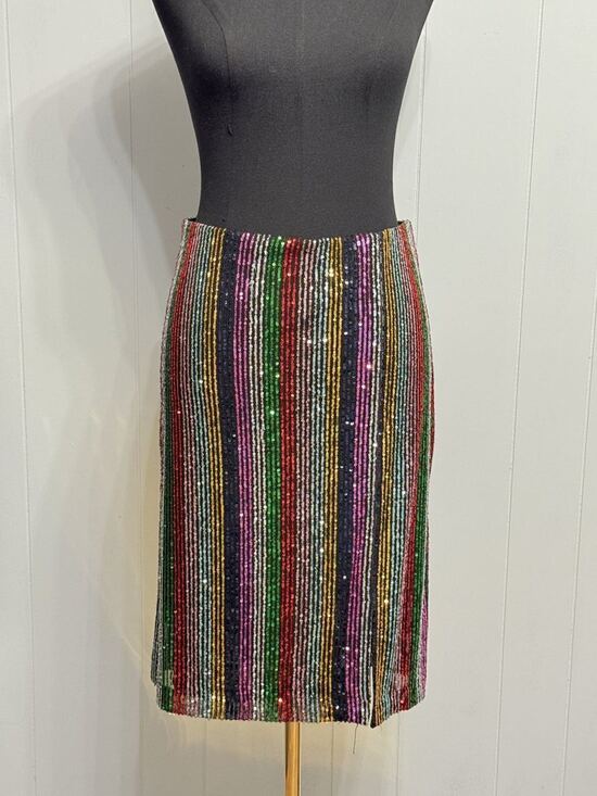 INC International Concepts Dresses & Skirts - NWT INC International Concepts Rainbow Sequin Pencil Skirt L